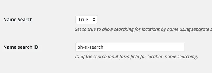 Add a field to search locations by name