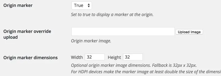 Use custom origin marker image